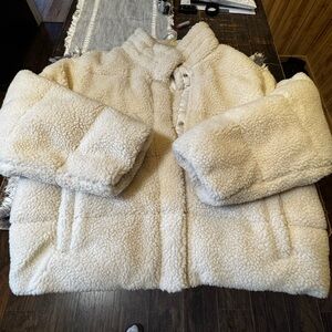 Warm Cream Puffer Jacket